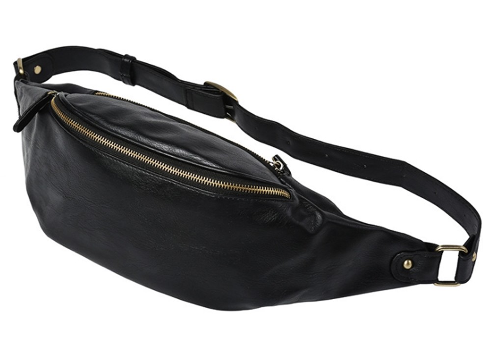 Chest Bag Crossbody Shoulder Sling Bag Fanny Beg Black Brown Sports Waterproof