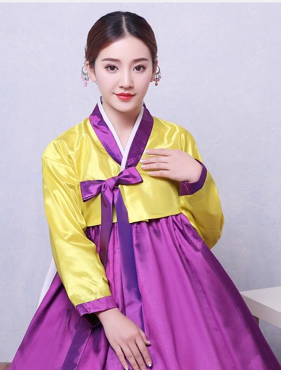 Children Girls Korea Traditional Hanbok Old Dress Uniform Costume