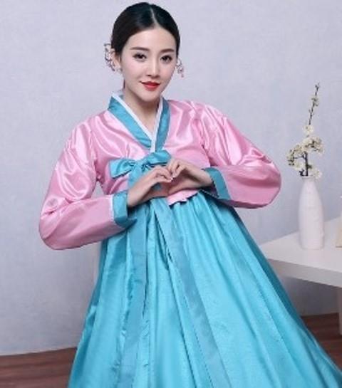 Children Girls Korea Traditional Hanbok Old Dress Uniform Costume