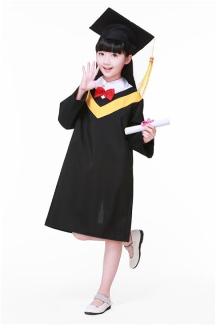 Children Girls Man Graduation Dress Uniform Costume Kindergarten