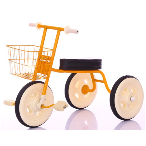 Children Tricycle Modern Metallic Style Kids Bicycle With Basket