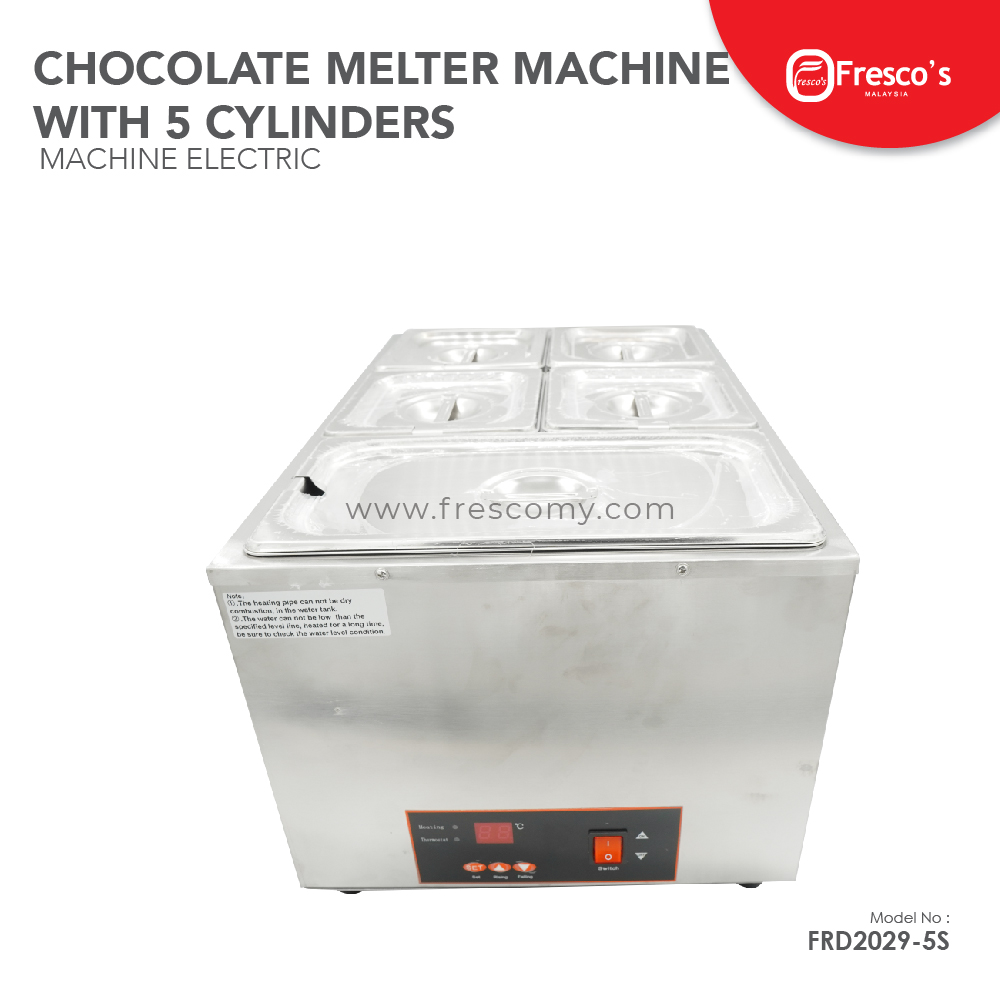 Chocolate Melter Machine With 5 Cylinders