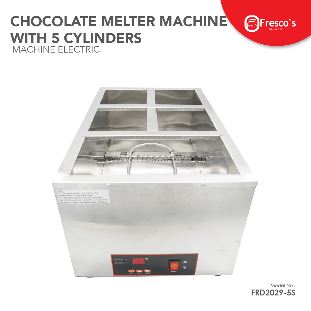 Chocolate Melter Machine With 5 Cylinders