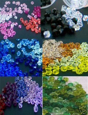 Choose Colours 6mm #5301 Austrian Swarovski Crystal Bicone Beads 100p