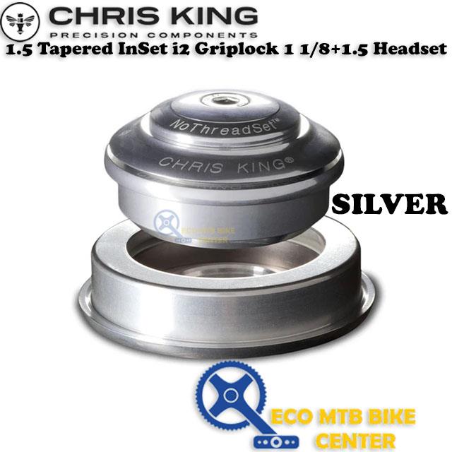 CHRIS KING 1.5 Tapered InSet i2 Griplock 1 1/8-1.5 Headset