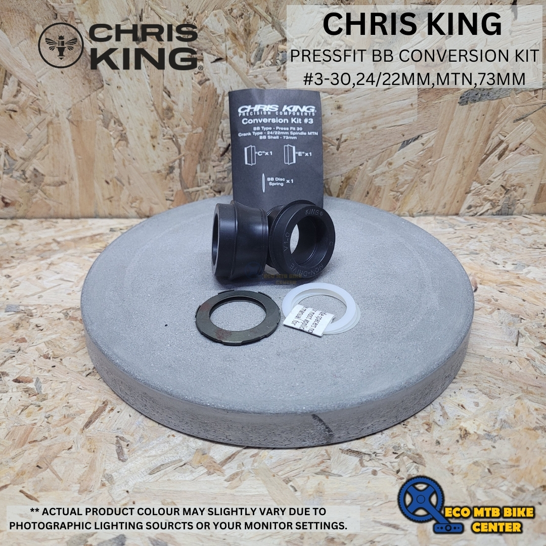 CHRIS KING PRESSFIT BB CONVERSION KIT #3-30,24/22MM,MTN,73MM - PBB023