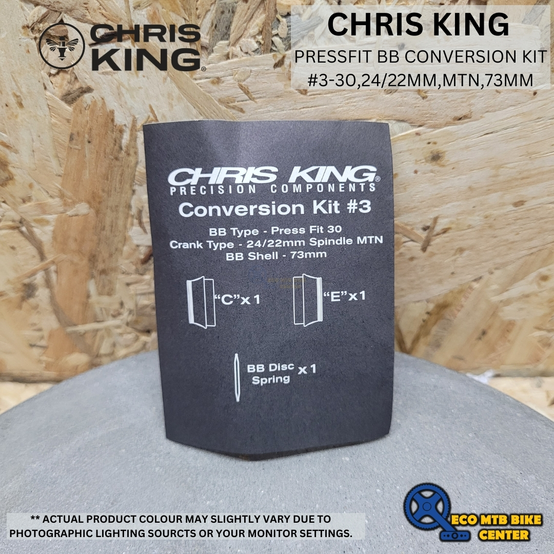 CHRIS KING PRESSFIT BB CONVERSION KIT #3-30,24/22MM,MTN,73MM - PBB023