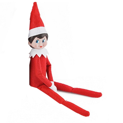 christmas elf soft toy