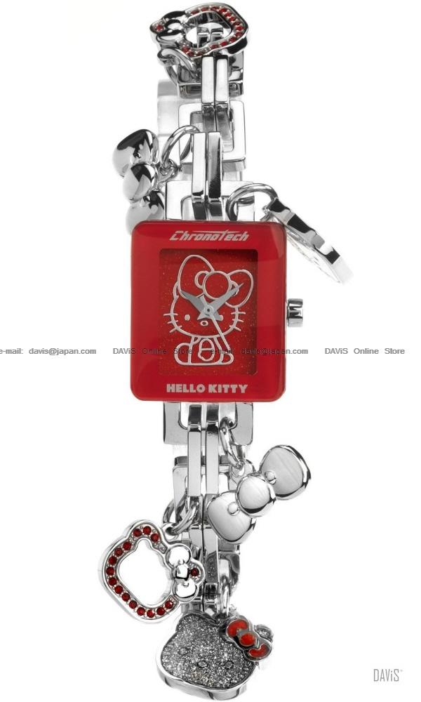 Chronotech CT6323L/07M Hello Kitty charm bracelet red *Promotion*