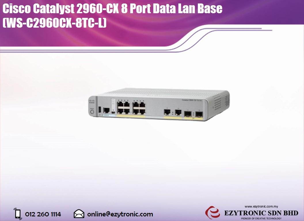 Cisco Catalyst 2960-CX 8 Port Data (end 12/29/2018 2:15 PM)