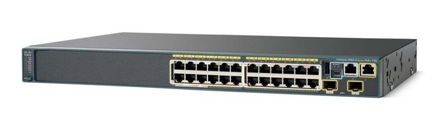 Cisco Catalyst WS-C2960S-24TS-L 24-Ports Rack-Mountable Switch Managed