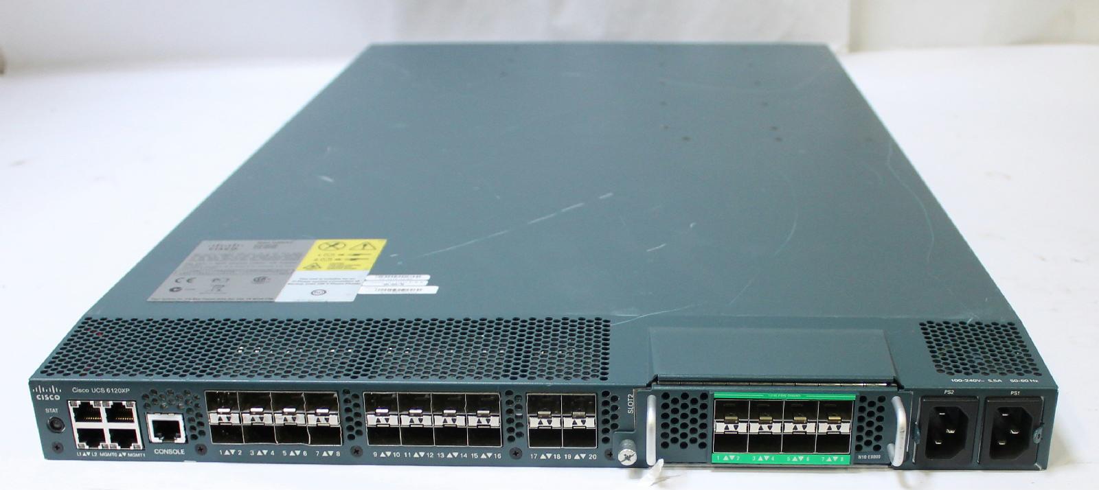 Cisco UCS 6120XP N10-S6100 20 Port Fabric Interconnect w/ N10-E0080 & 