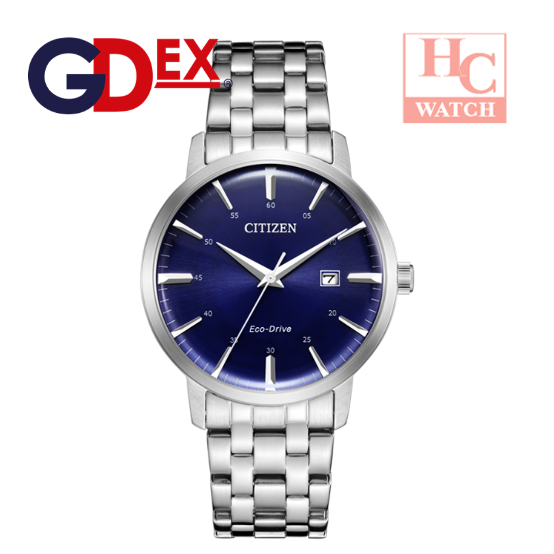 Citizen BM7461-85L Eco Drive Blue Dial Silver Stainless Steel Strap