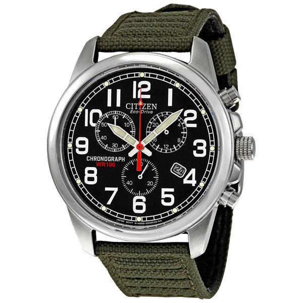 Citizen Eco Drive Gents Chronograph Military Style Watch At E | My XXX ...