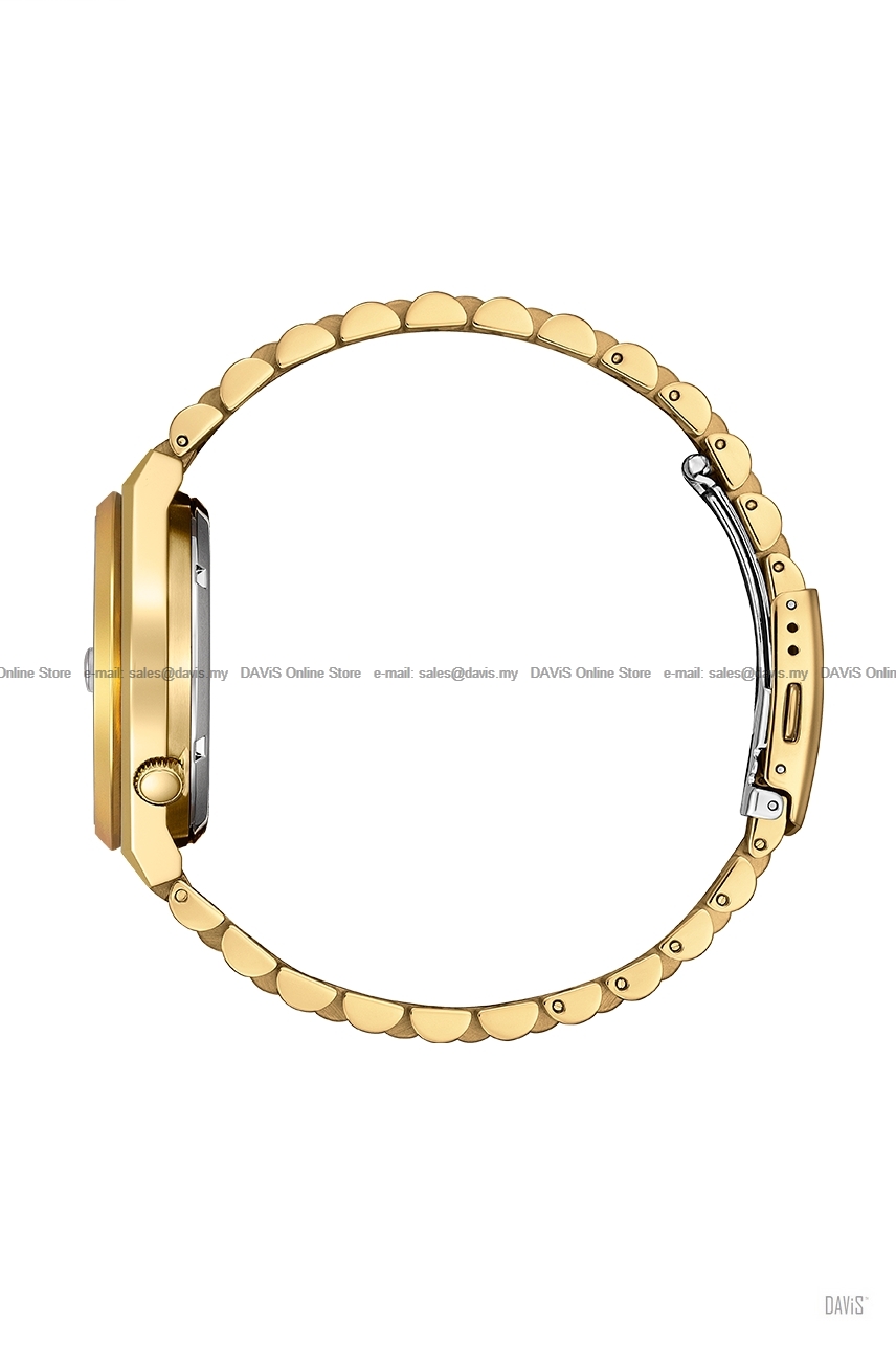CITIZEN NJ0153-82X Automatic Date Magnifier Sapphire Bracelet Red Gold