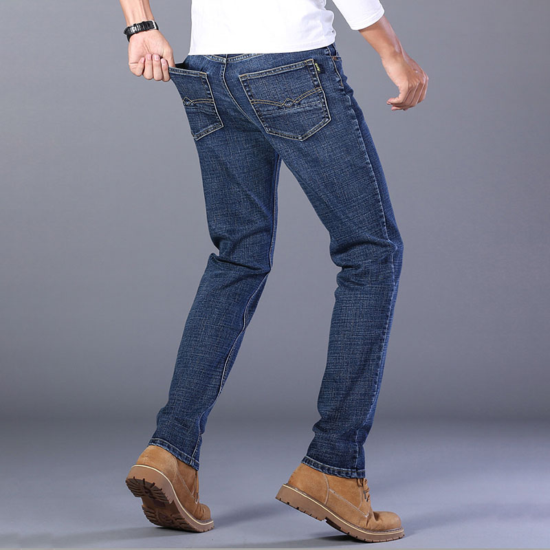 Classic Men Slim Fit Long Jeans Seluar Denim Panjang Lelaki Elastic