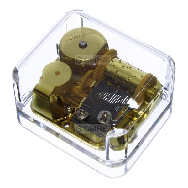 Personalized Mirrored Glass Music Box For Granddaughters