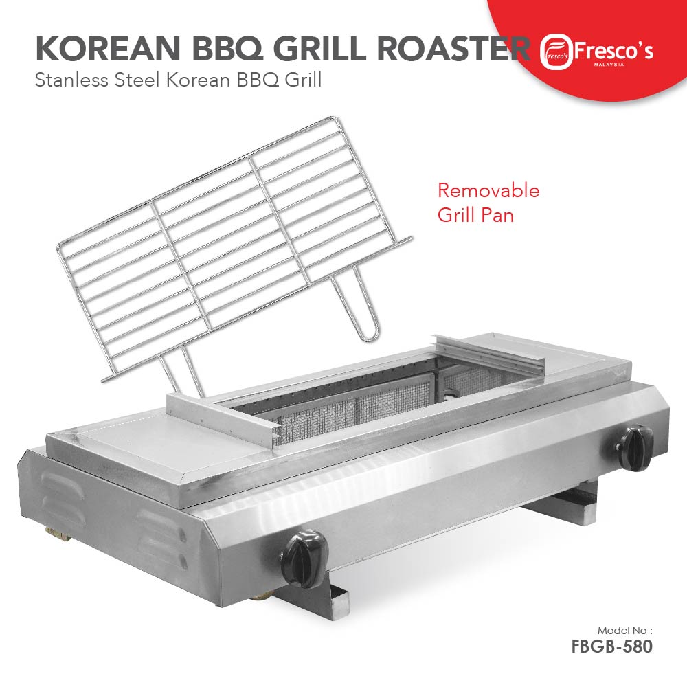 [CLEARANCE] Korean Bbq Grill Roaster Stanless Steel