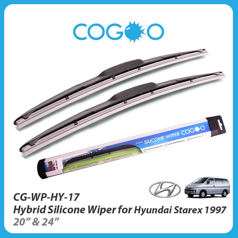 Cogoo Hybrid Silicone Wiper For Hyundai Starex 1997 - 20'  &amp; 24'