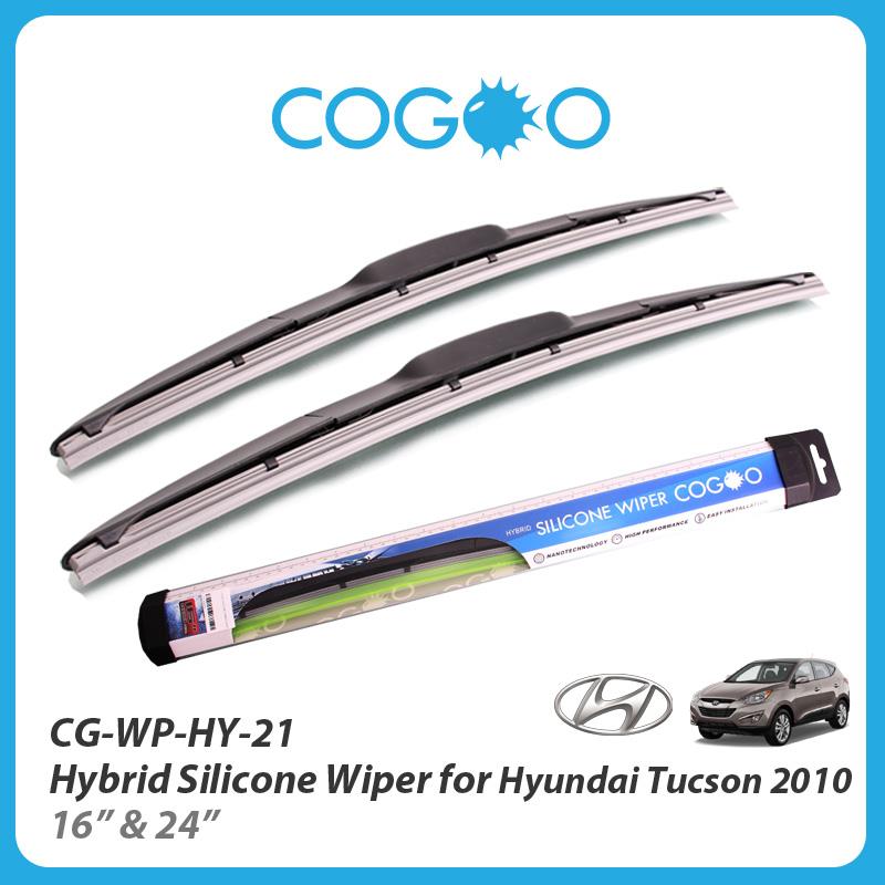 Cogoo Hybrid Silicone Wiper For Hyundai Tucson 2010 - 16'  &amp; 24'