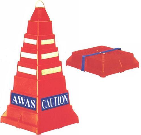 Collapsible Safety Active Square Cone AM-SC02