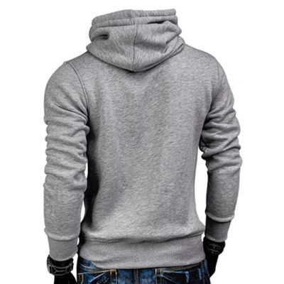 whole colored drawstring casual hoodie