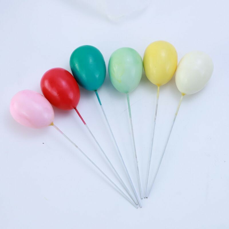 Colourful Balloon, Colourful ball, Cake Topper Decoration