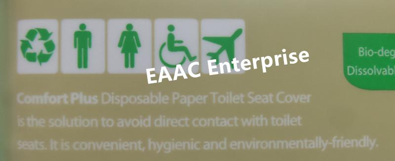 Comfort Plus Hygiene&Disposable Toilet Seat Cover Paper 2Pck(2x10pcs)