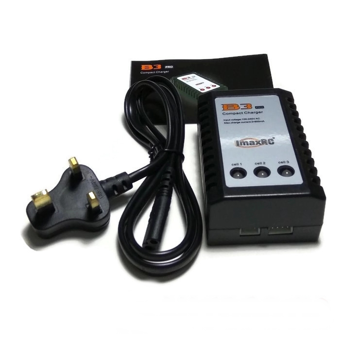 Compact Lipo Battery Balance Charger For 2S-3S Cells 7.4V 11.1V
