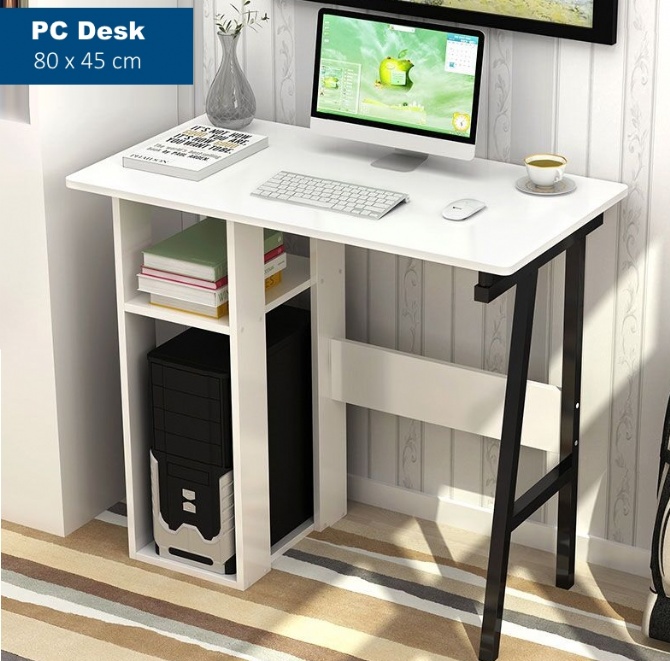 Computer Pc Desk Table White 80cm End 6 16 2020 12 17 Pm Computer Pc Desk Table White 80cm