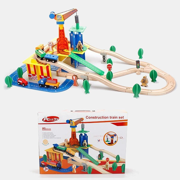 Construction Train Set Wooden Toy End 3 6 2019 10 57 Am Construction Train Set Wooden Toy