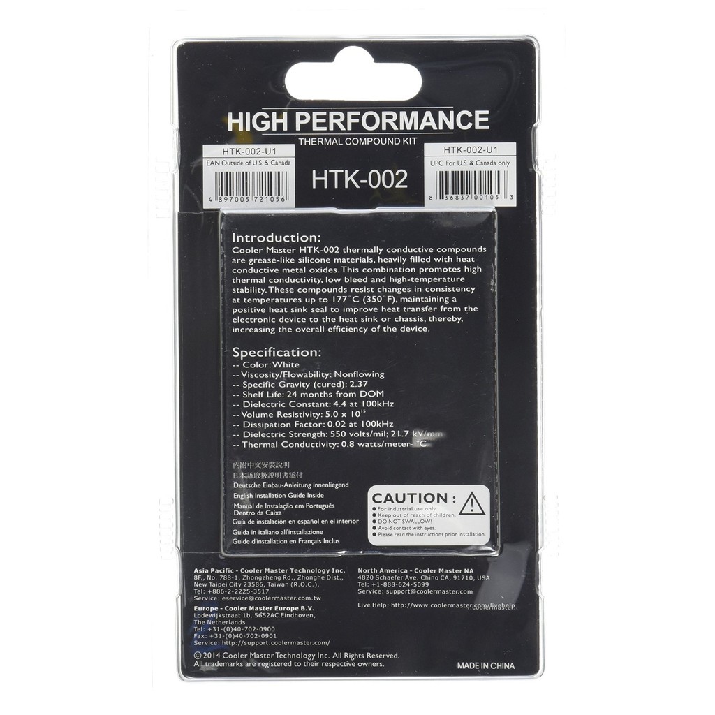 Cooler Master High Performance Thermal Compound Thermal Grease Thermal Paste