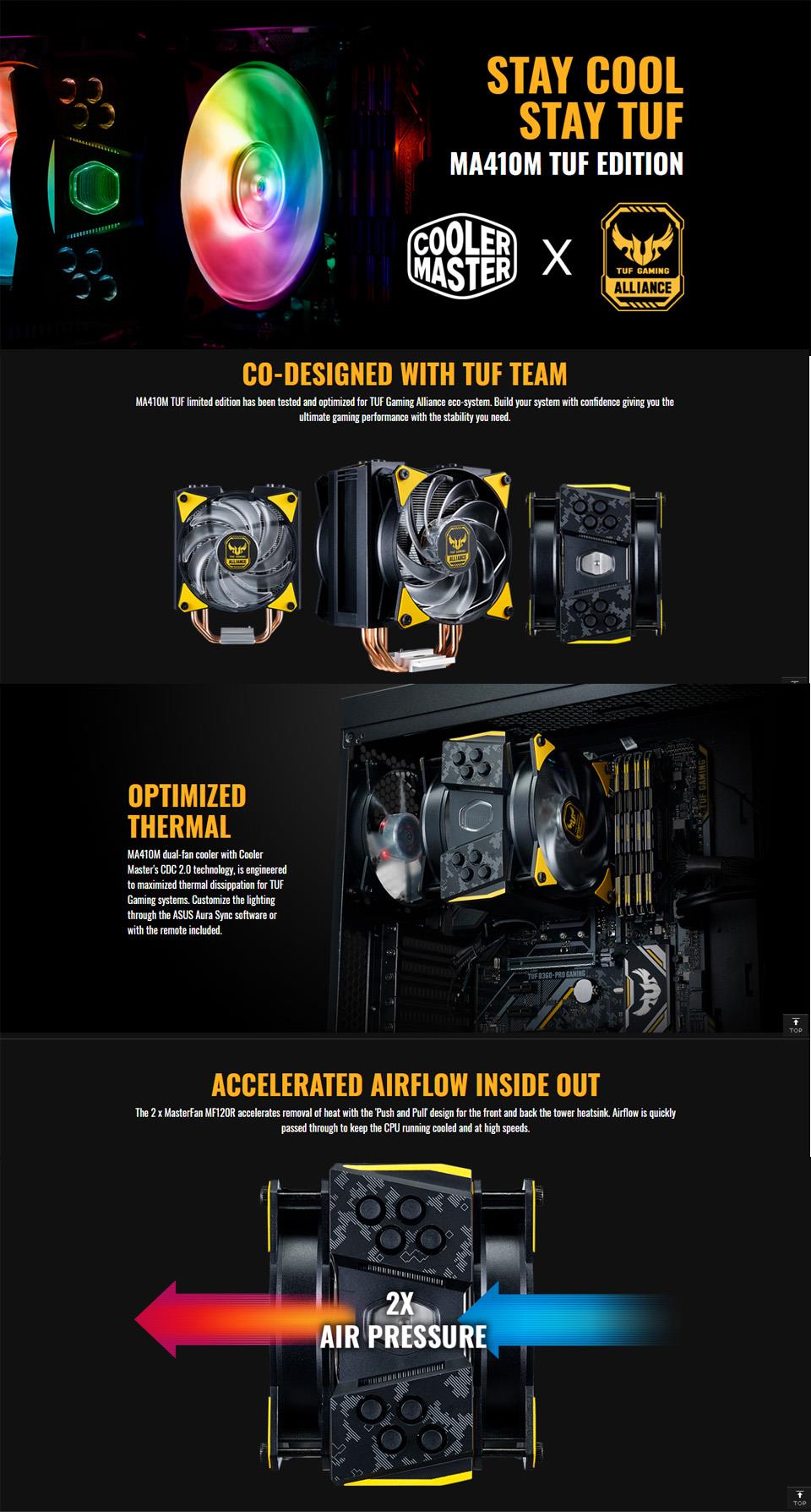 cooler master masterair ma410m tuf gaming