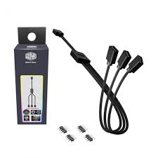 COOLER MASTER TRIDENT RGB 1 TO 3 FAN SPLITTER CABLE (R4-ACCY-RGBS-R2)