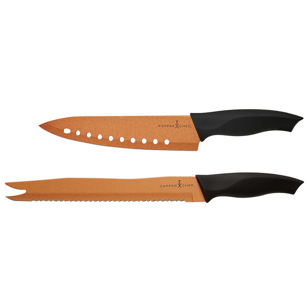 Copper Chef 2-Piece Ever Sharp Knife Set