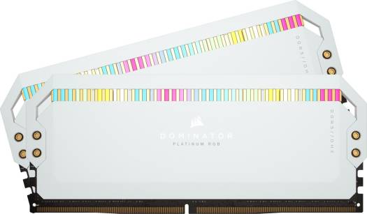 CORSAIR DOMINATOR PLATINUM RGB 64GB(2x32GB) DDR5 5600MHz C40 RAM-WHITE