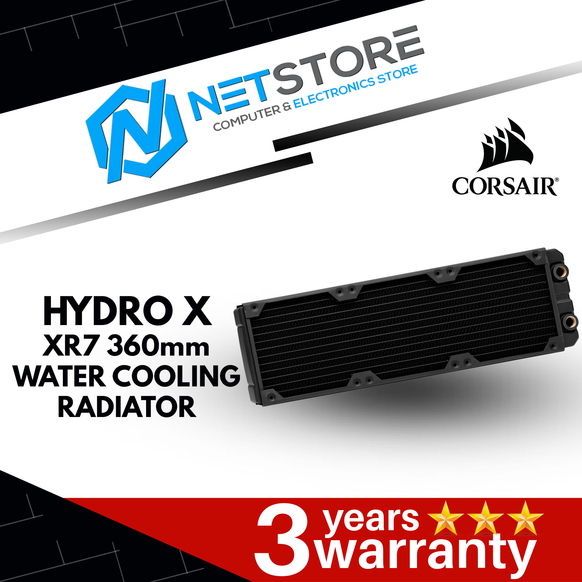 CORSAIR HYDRO X SERIES XR7 360mm WATER COOLING RADIATOR CX-9030005-WW