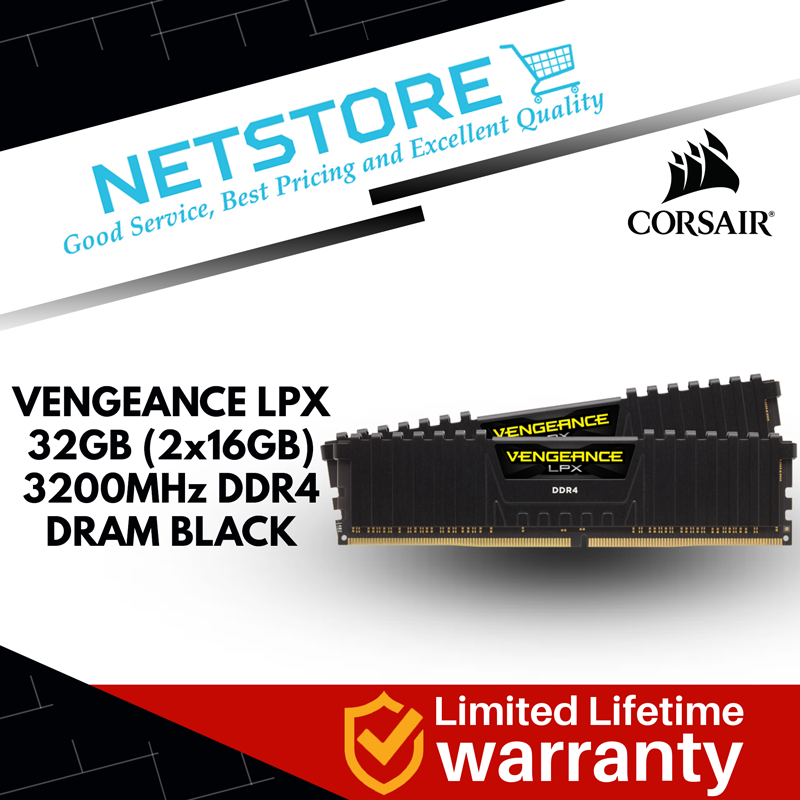 corsair cmk32gx4m2b3200c16