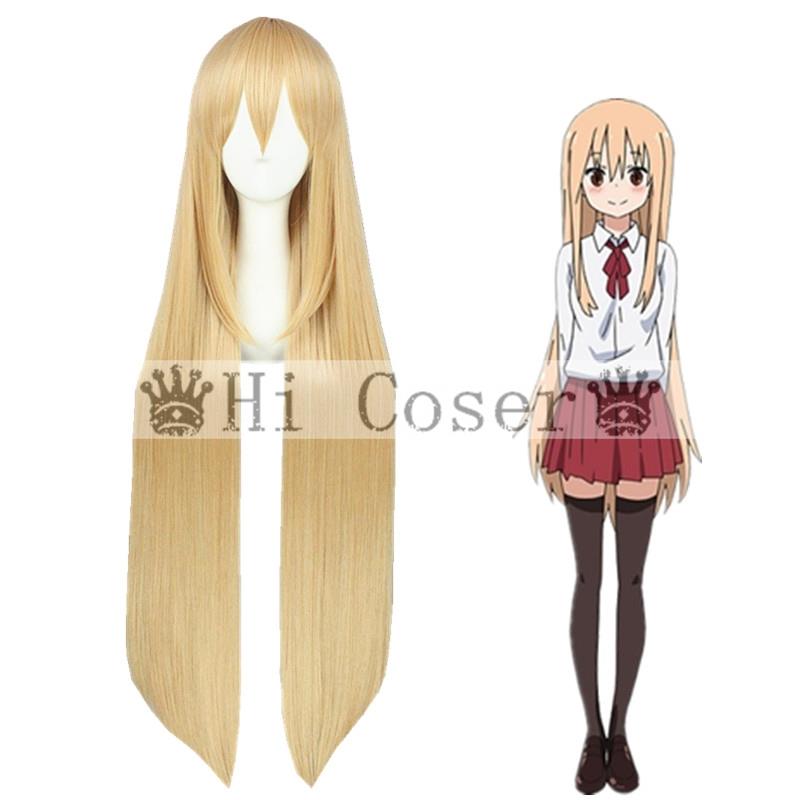 Cosplay wig 100cm long straight beige / cos/ ready stock