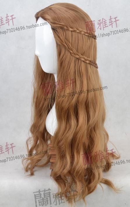 Cosplay wig ombre purple wig long straight wig