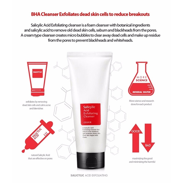 fungsi cosrx salicylic acid daily gentle cleanser
