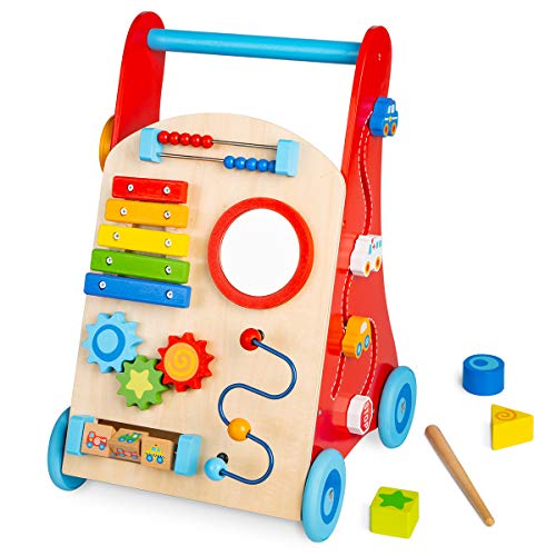 wooden push toy walker