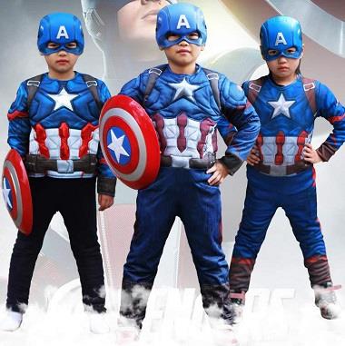Costume Cosplay Children Kid Vampire Pilot Movie Toy Ironman Uniform