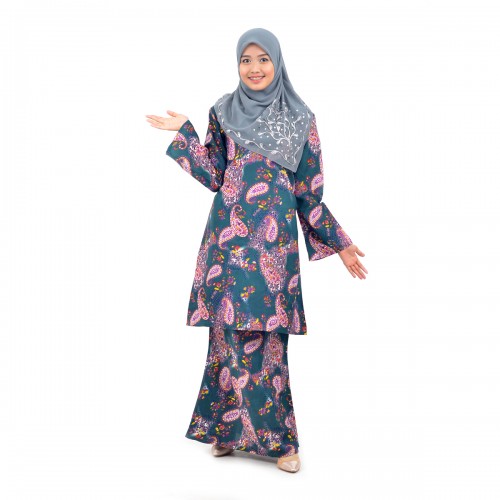 baju kurung cotton silk