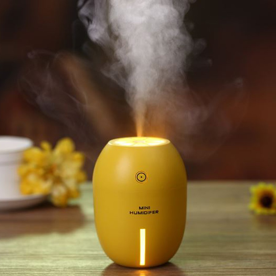 Creative Lemon USB Aroma Air Humidifier Purifier with Colorful LED Light