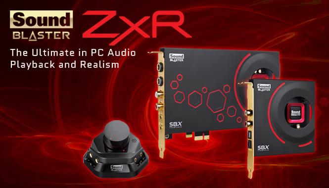 creative sound blaster zxr sound card