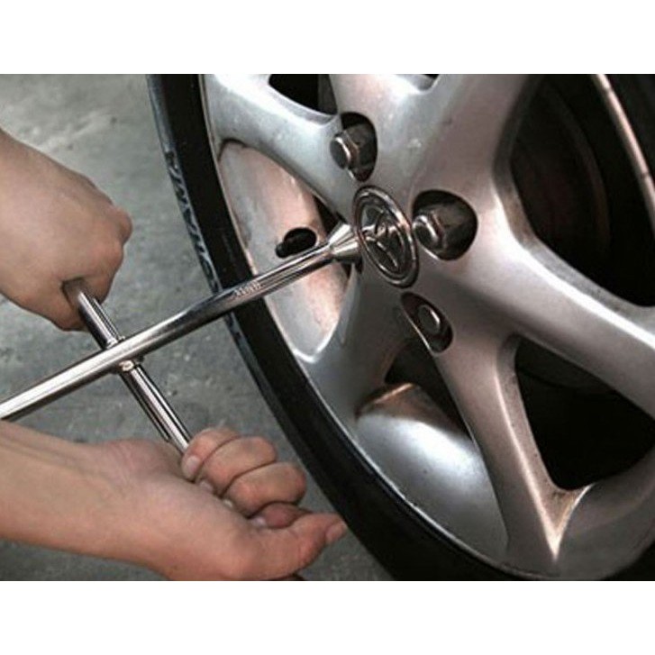 Cross Wrench Car Emergency Tyre Change / Pembuka Tayar Pancit (4-Way)