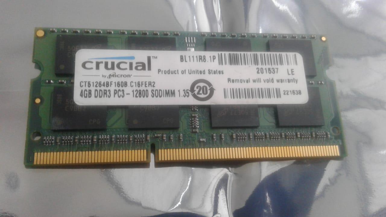 Crucial 4gb Ddr3 1600mhz Pc3 End 8 13 21 11 49 Am