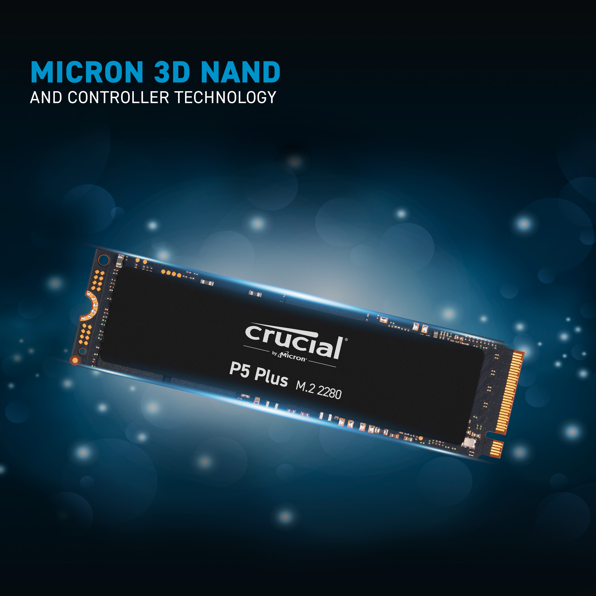 CRUCIAL P5 PLUS 1TB PCIe M.2 2280SS GAMING SSD - CT1000P5PSSD8