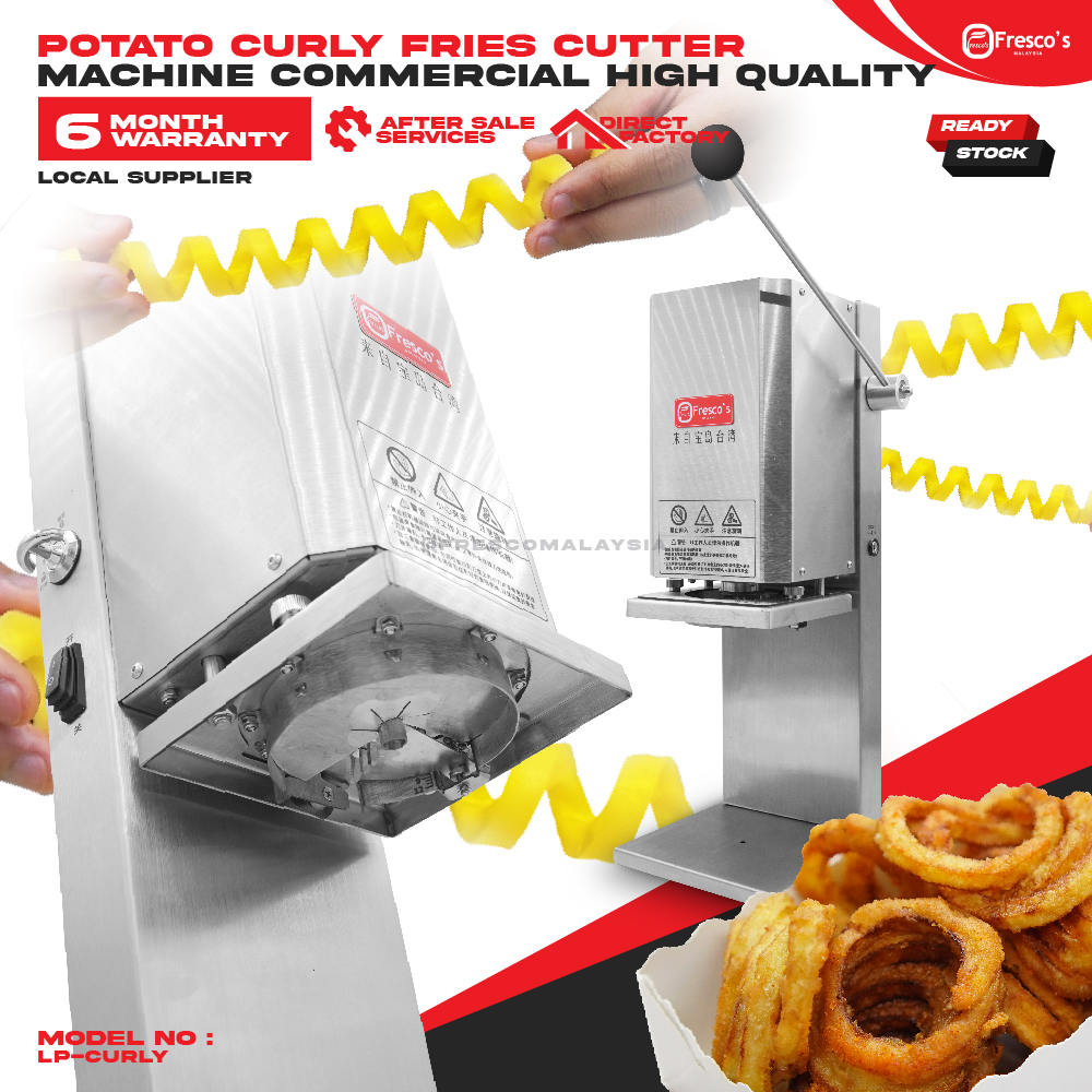 Curly Fries Potato Cutter Machine Commercial High Quality